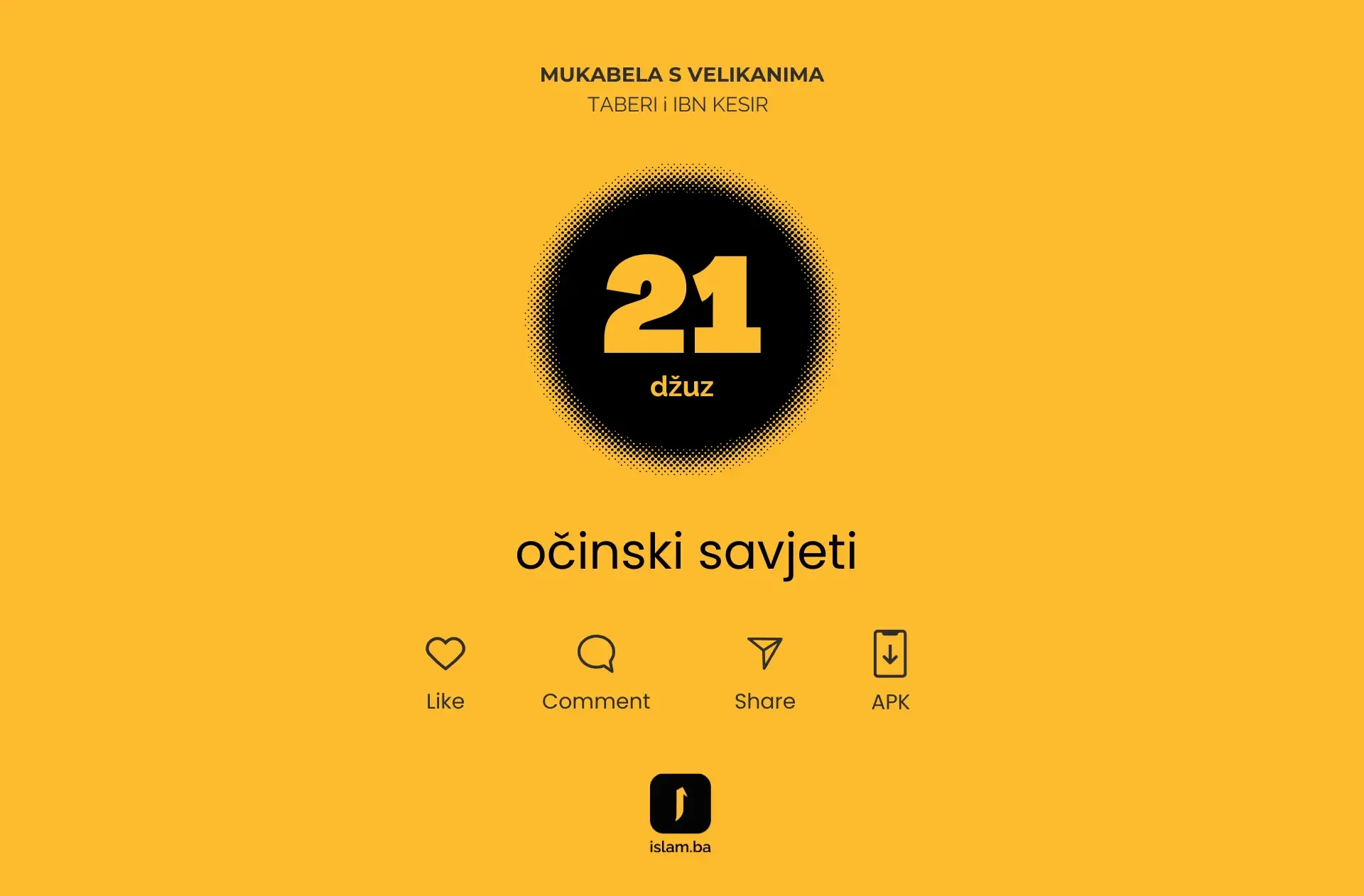 Mukabela s velikanima: 21. i 22. džuz